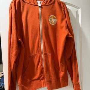 Orange Zip-Up Hoodie Big Sur Surf Shop